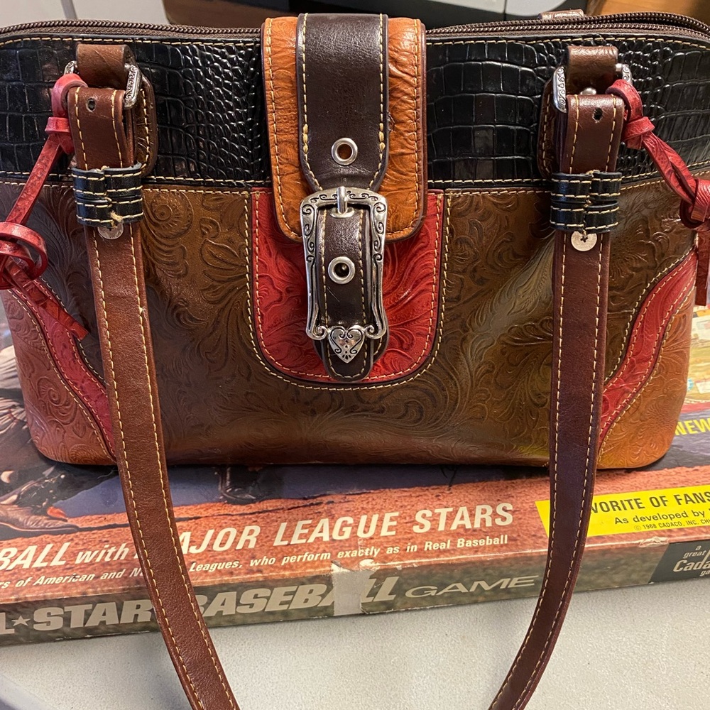 Marc Chantal vintage patchwork bag